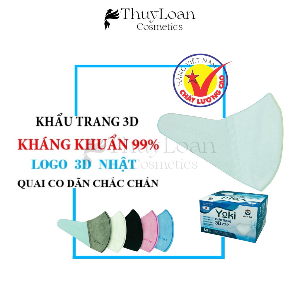 Khẩu trang 3D Mask size M sử dụng công nghệ dập nhật bản | BigBuy360 - bigbuy360.vn