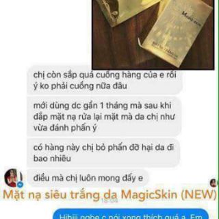 Combo 6 gói mặt nạ trắng da Magic Skin