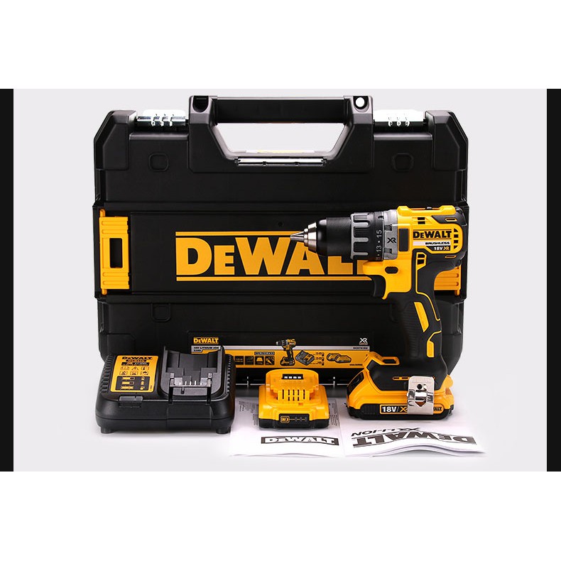 Máy khoan cầm tay 18V Dewalt DCD791M2- B1(bao gồm 2 pin 4AH)