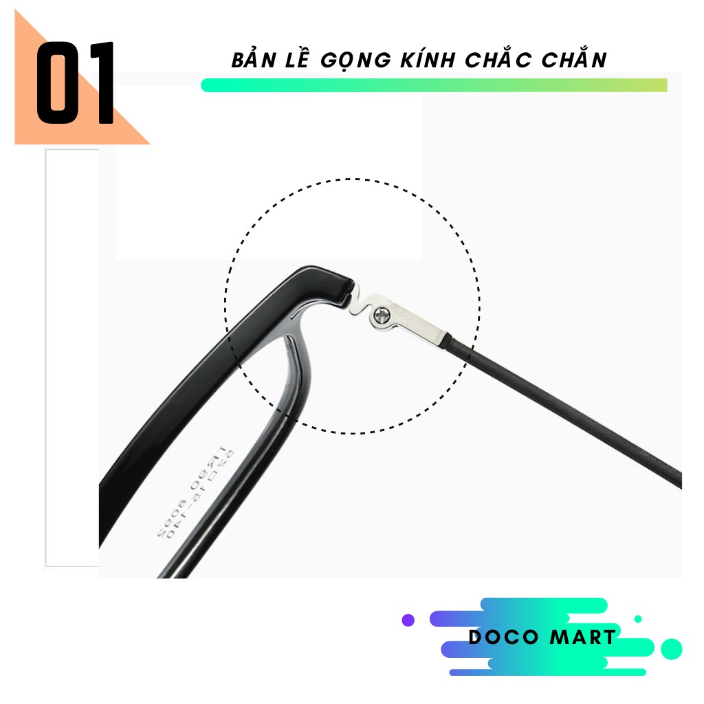 Mắt kính giả cận Eyes Light T8091 nữ gọng kính cận mắt tròn càng nhựa pha kim loại | BigBuy360 - bigbuy360.vn