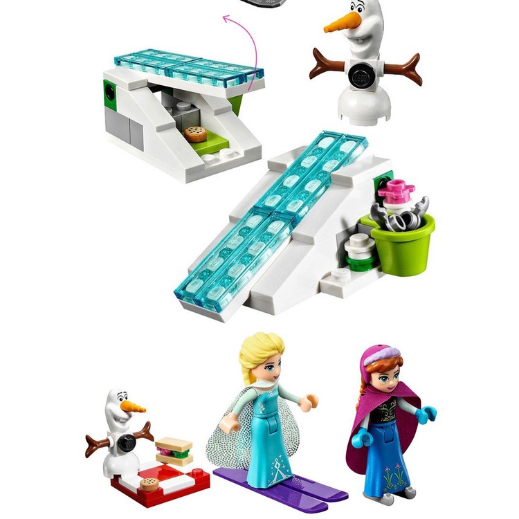 Lắp ghép xếp hình lego MG122 lâu đài công chúa Princess Elsa 314 chi tiết món quà tuyệt vời dành cho gái yêu