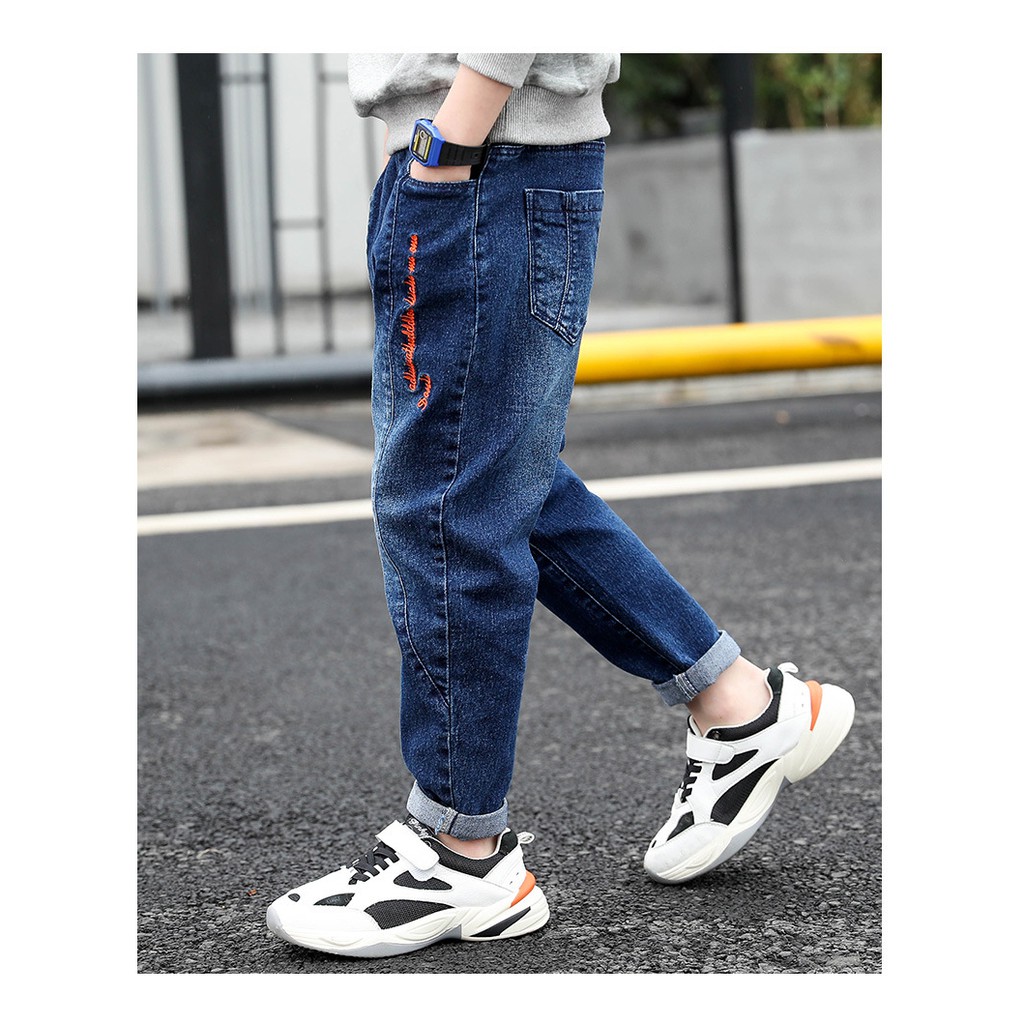 [XẢ KHO] JL5⚡Size110-160 (15-40kg)⚡Quần jean cho bé trai lớn⚡Thời trang trẻ Em hàng quảng châu freeship - QUẦN BÉ TRAI⚡