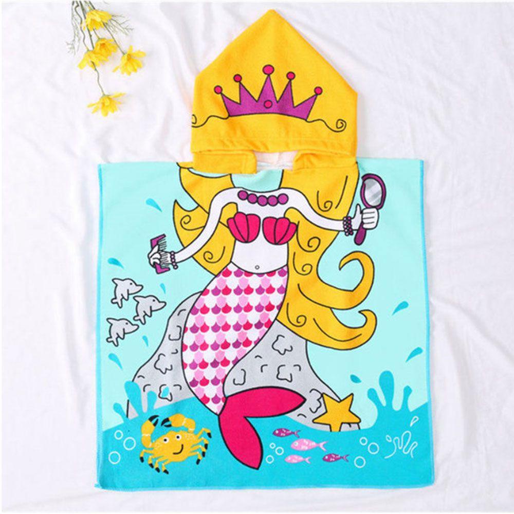 Khăn Trùm Đầu Đi Biển SHOUKEY 23.62 '' x35.43 '' Thấm Hút Tốt Cho Bé