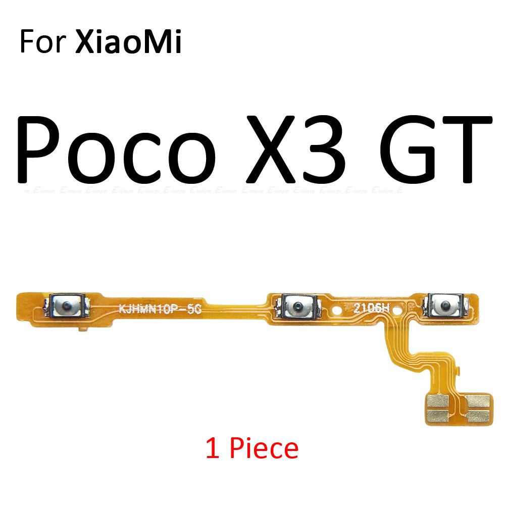 Cáp Nút Công Tắc Âm Lượng Cho Điện Thoại XiaoMi Poco X2 X3 NFC GT C3 M2 M3 F3 F2 Pro Max PocoPhone F1