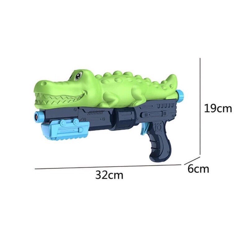 [sẵn hàng giao ngay] đồ chơi súng phun nước cầm tay hình cá sấu , cá mập
