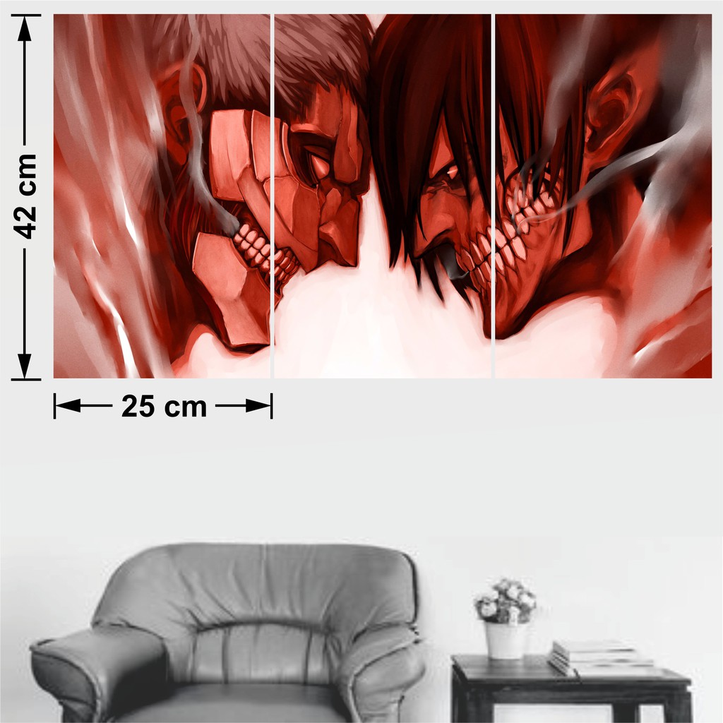 Combo 5 Tấm Poster Anime Attack On Titan - Đại Chiến Người Khổng Lồ - Shingeki no Kyojin By AnimeX