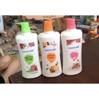 Sữa Tắm Hazeline 670g Yến Mạch Râu Tằm/Matcha Lựu Đỏ