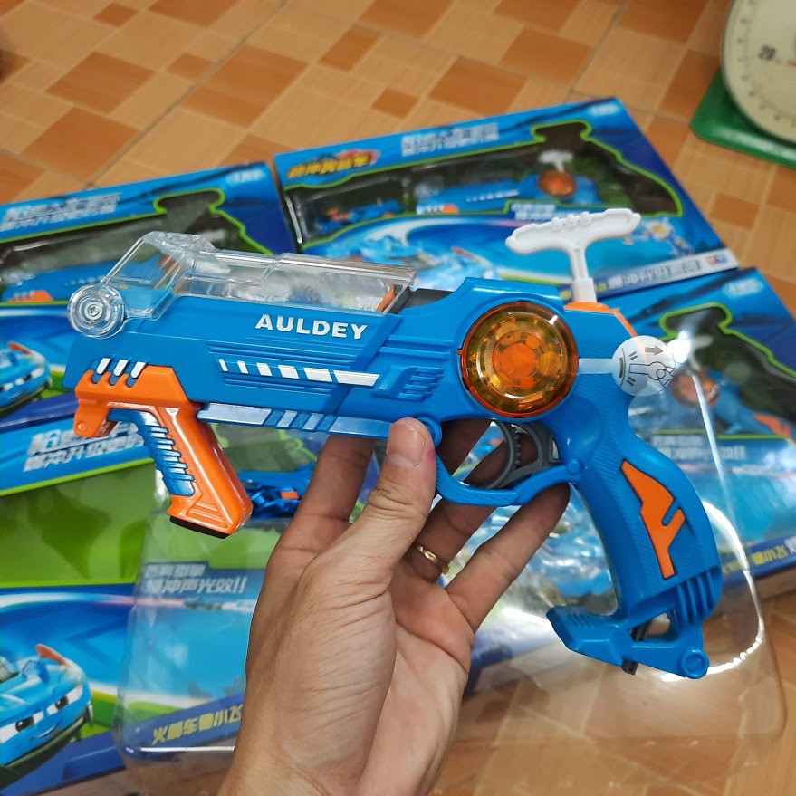 Mô hình xe đua siêu hạng và bệ phóng cao cấp Spark Siêu Tốc  đồ chơi trẻ em