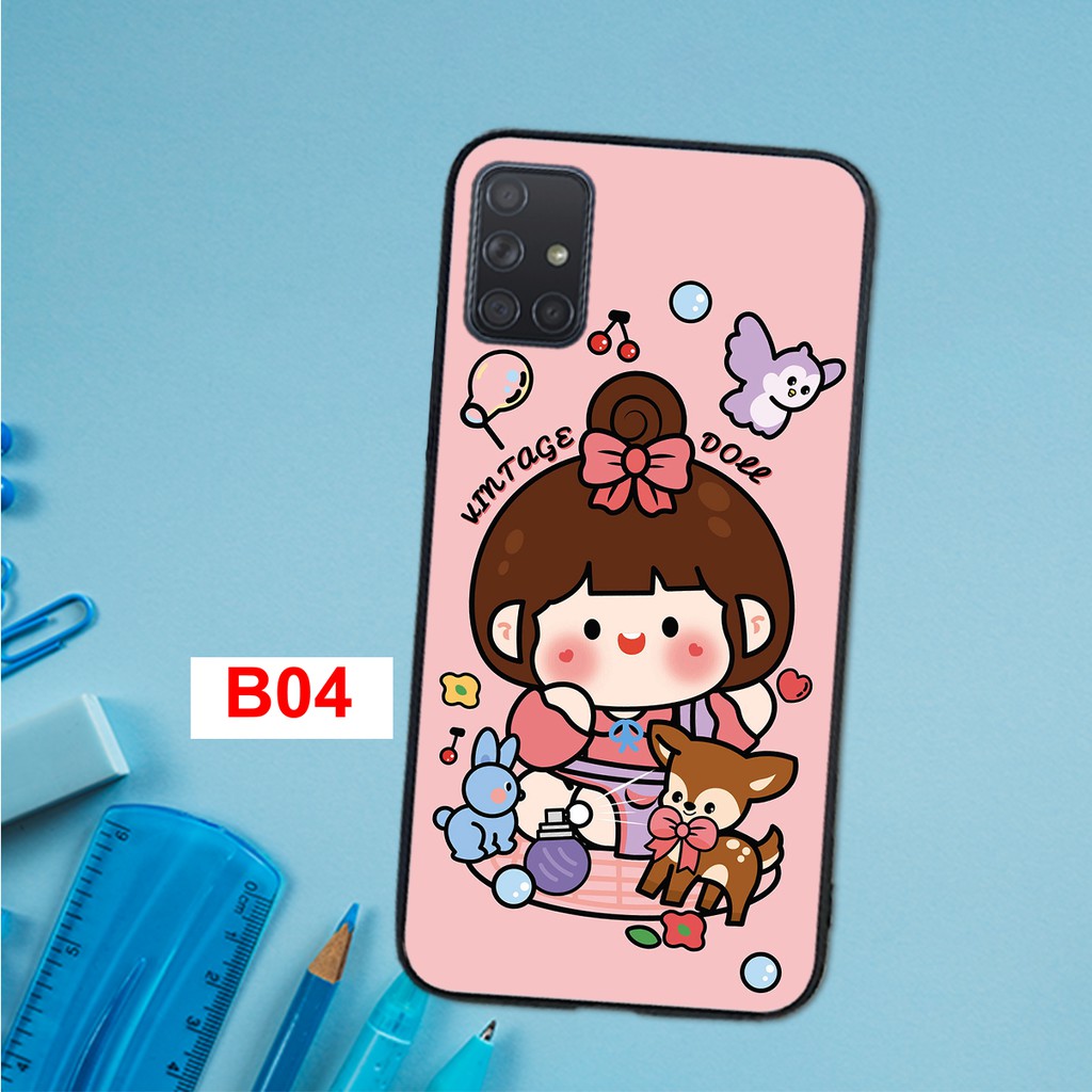 ỐP LƯNG SAMSUNG A51/A31/A71/M51 in hình cô bé so cute