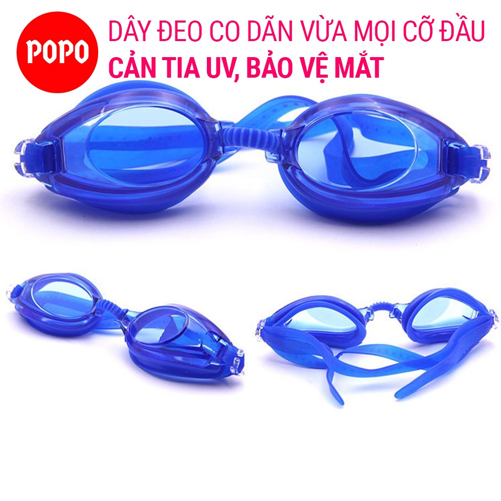 Kính bơi cho bé POPO 1152 phù hợp trẻ em từ 3 đến 12 tuổi cản tia UV, Bảo vệ mắt