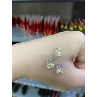Charm trang trí móng nơ gấu siêu xinh