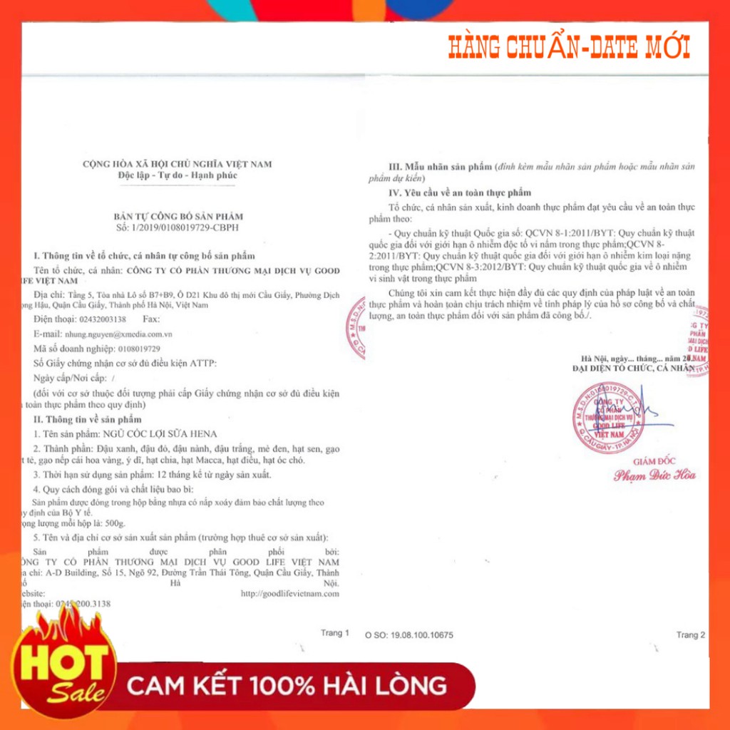 [HENA] Ngũ Cốc Lợi Sữa Cao Cấp, Ngũ Cốc Bà Bầu 500g 100% Hữu Cơ Dùng Tốt Với, Tinh Bột Nghệ, Nghệ Viên Mật Ong, Bột Nghệ