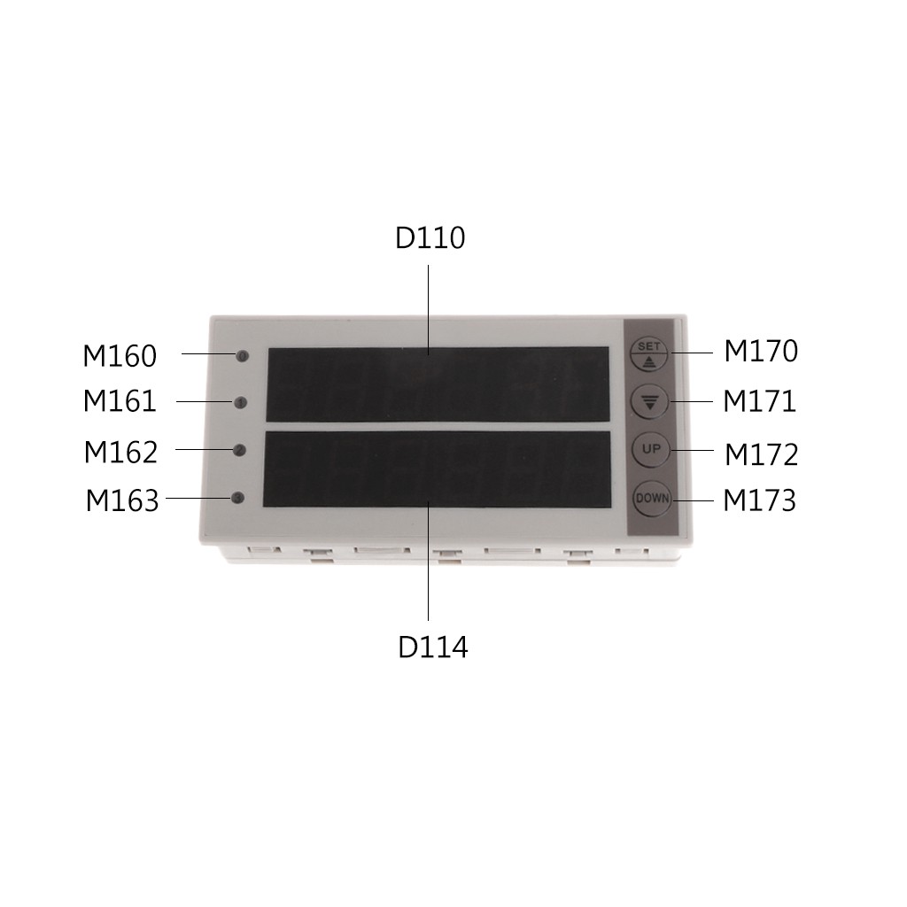 Bo mạch hiển thị truyền tham số PLC 2 hàng chuyên dụng