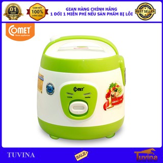 Nồi Cơm Điện Mini 1 Lít Comet CM8008 - Hàng Chính Hãng (Bảo Hành 12 Tháng)