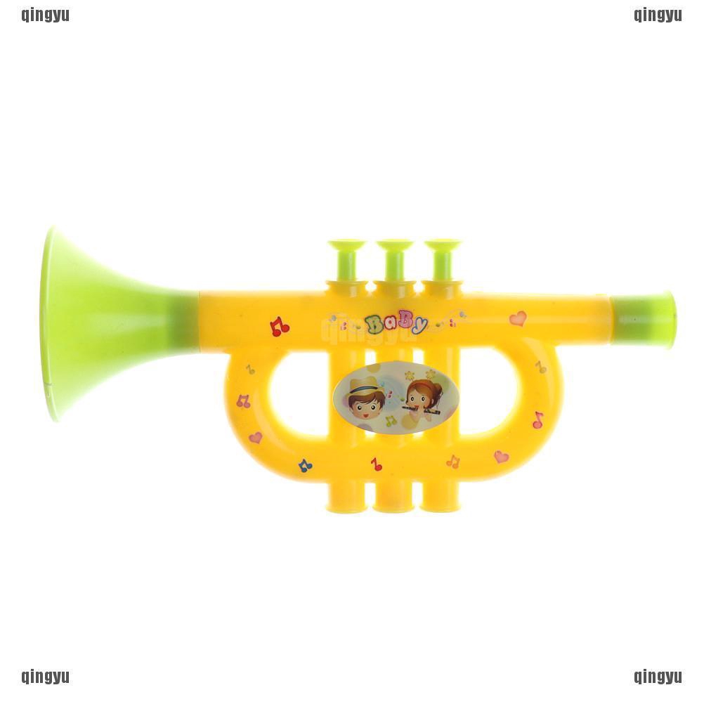 Kèn trumpet đồ chơi bằng nhựa nhiều màu cho bé