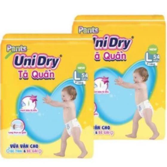 ( Tặng 1 ly giữ nhiệt) Combo 2 tã quần Unidry M60/L54/XL48/XXL44