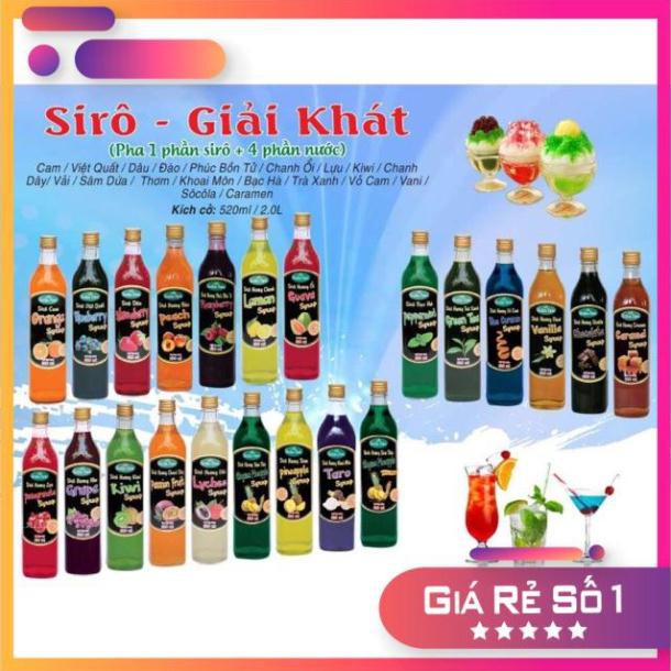 Siro Golden Farm các vị 520ml
