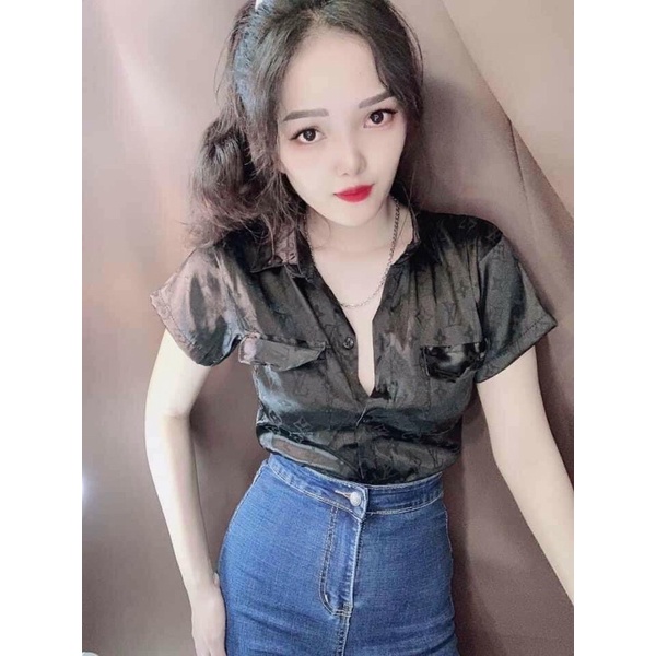 Sơ Mi Gấm LV