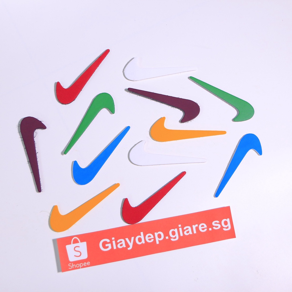 MUA 1 TẶNG 1 - Dép Nữ quai ngang nike benassi logo dán xé 7 màu