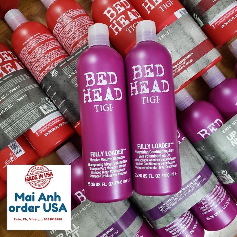 Dầu gội xả Tigi Bed Head màu tím 750ml (hàng auth)