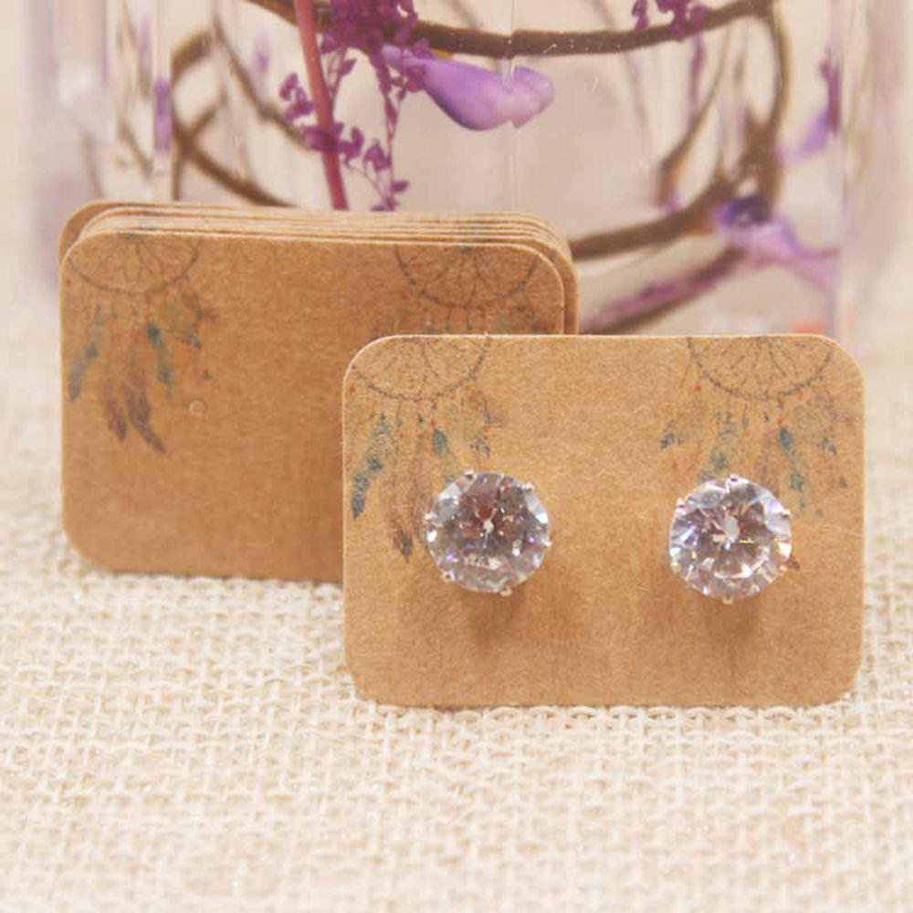 ORIENTLII Set 100 Thẻ Quà Tặng DIY Họa Tiết Hoa Xinh Xắn