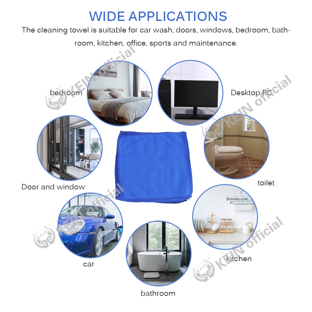 Khăn Lông Cừu San Hô 30x30cm Thấm Hút Tốt Vệ Sinh Xe Hơi/Nhà Cửa Tiện Dụng