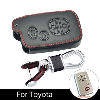 Bao Da Chìa Khoá Leather Smart Key Cover Case Fob Protector For Toyota Land Cruiser 5700 Prius