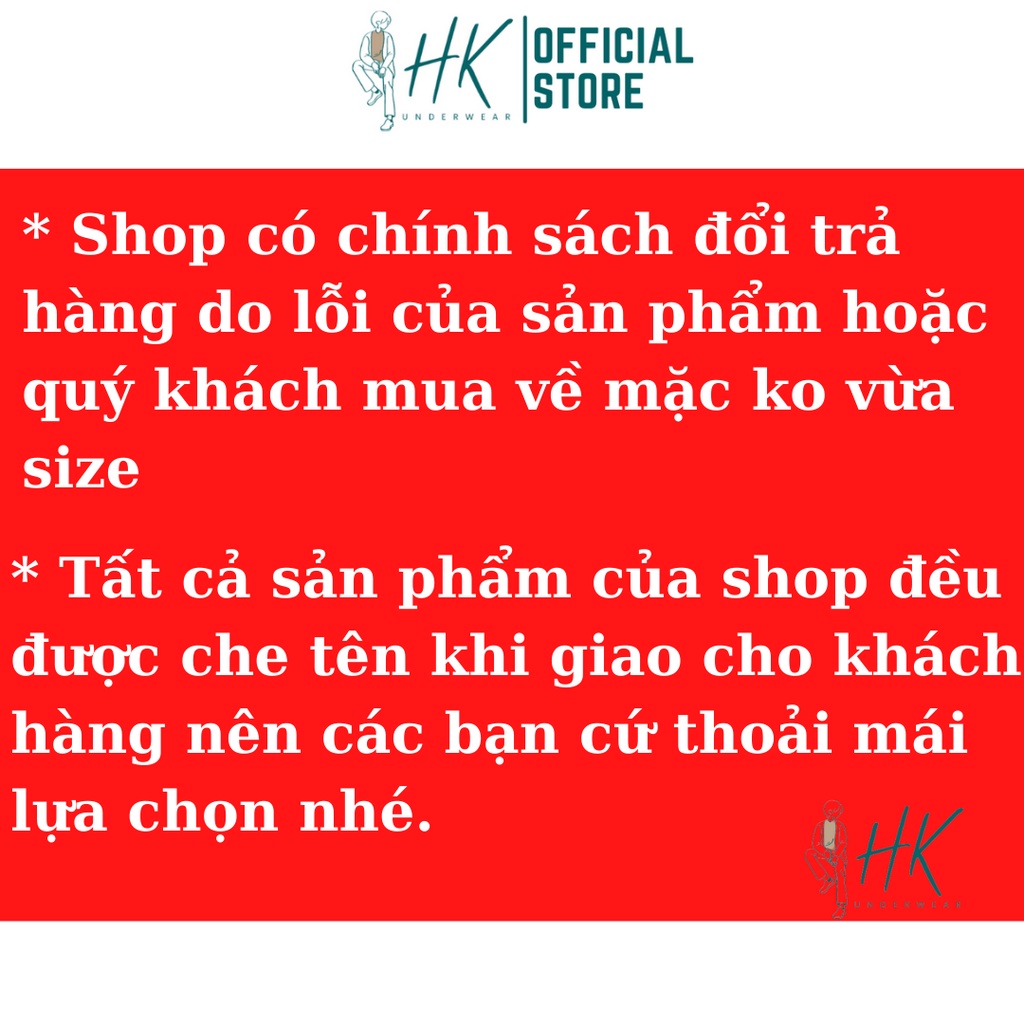 Quần Sịp Đùi Nam Combo 4 cái , Quần Lót Nam Boxer Thun Lạnh Cao Cấp