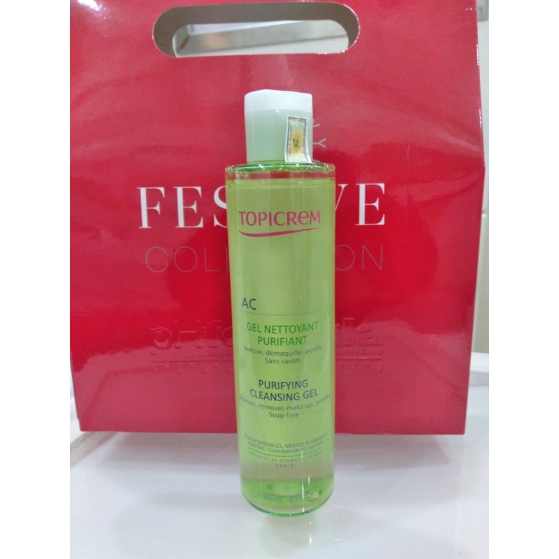 Sữa rửa mặt Topicrem AC Purifying Cleansing Gel 200ml