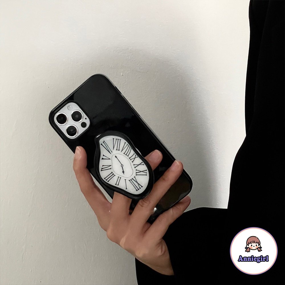 Ốp Điện Thoại TPU Mềm Bóng Sang Trọng Cổ Điển Chống Sốc Có Giá Đỡ Và Dây Đeo Cho IPhone 14 13 12 11 Pro Max