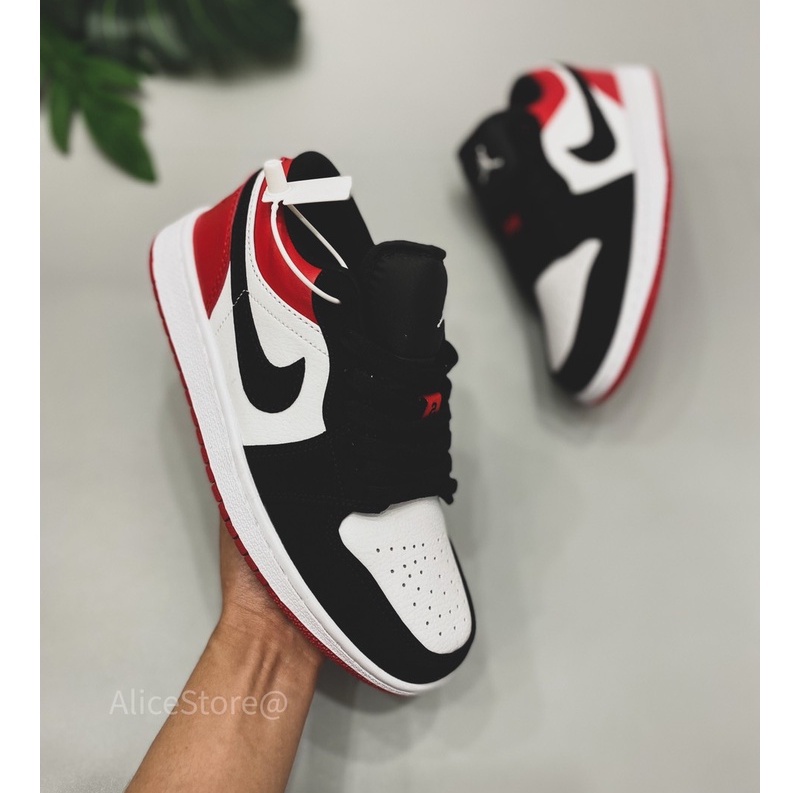 GIÀY JD1 LOW TRẮNG ĐỎ