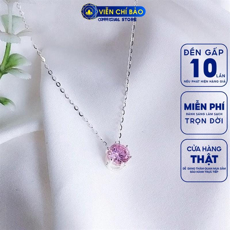 Dây chuyền bạc nữ mặt tinh tú bạc 925 lấp lánh thời trang phụ kiện trang sức nữ Viễn Chí Bảo D400727x