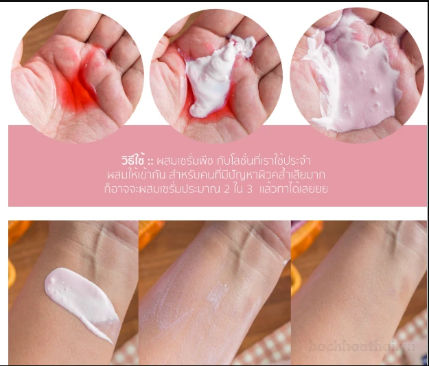 [NEW] Serum đào Peachy Whitening Body Serum Thái Lan