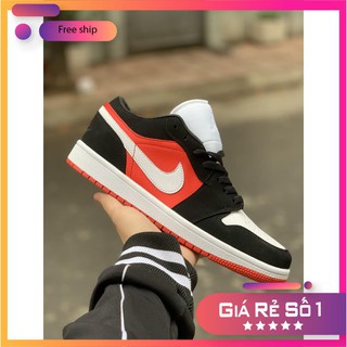 (FREESHIP+ẢNH THẬT) Giày jordan đen đỏ NB