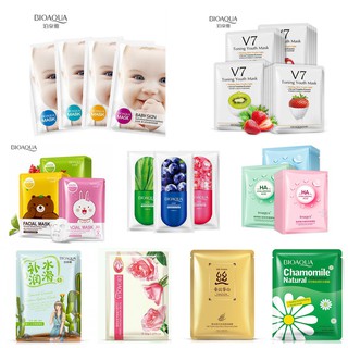 [Sẵn 100 mẫu] Combo mix 10 miếng mặt nạ Bioaqua mask nội địa Trung