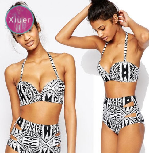 Korean style swimwear, sexy high-waist bikini, high-quality fabrics, beachwear#Y26