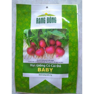 Hạt giống củ cải đỏ baby