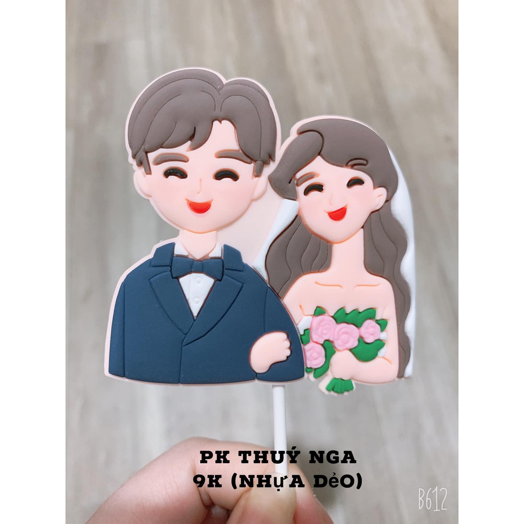5 cây cắm cặp đôi nhựa dẻo