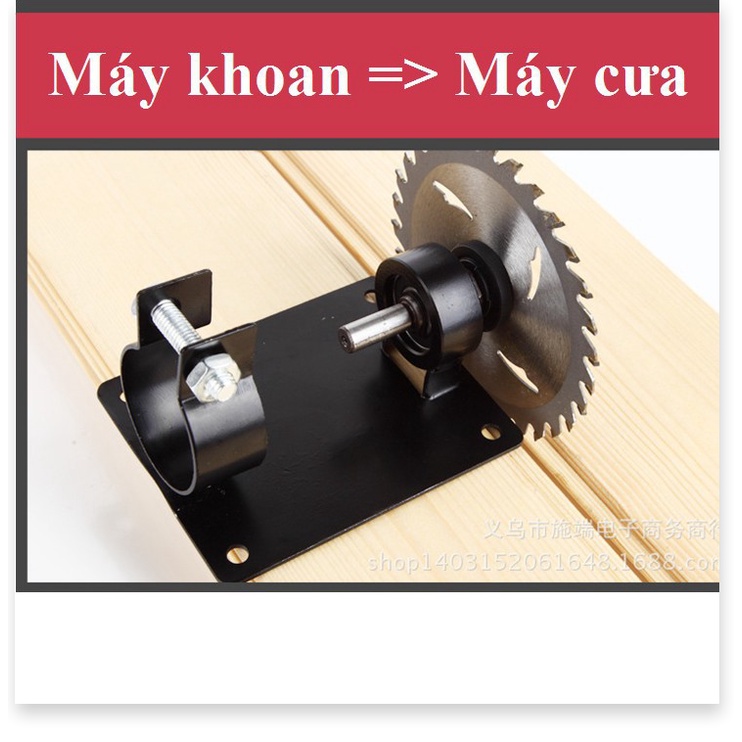 Bàn Chuyển Máy Khoan Thành Máy Cắt, Cưa, Mài và phụ kiện các loại
