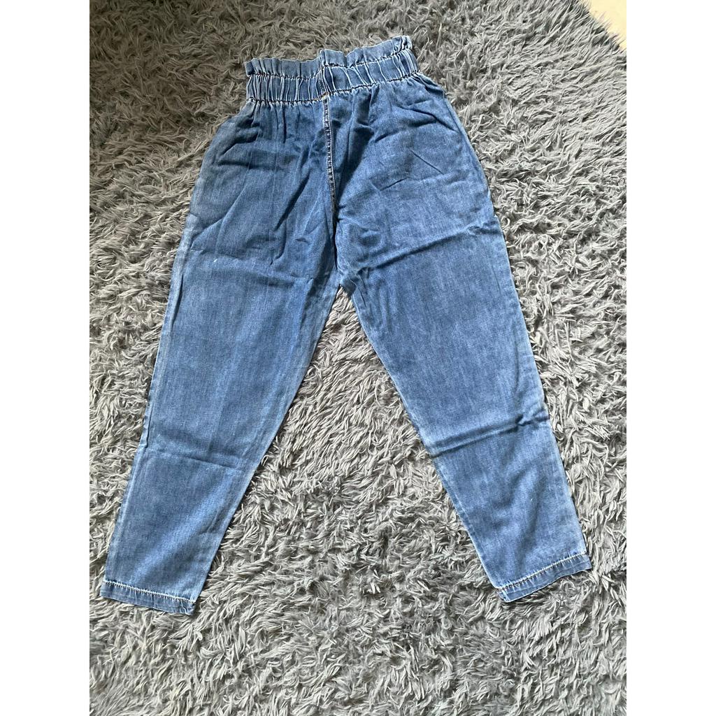 XẢ LỖ Quần Baggy Jeans Lưng Cao Rách Cá Tính Hot