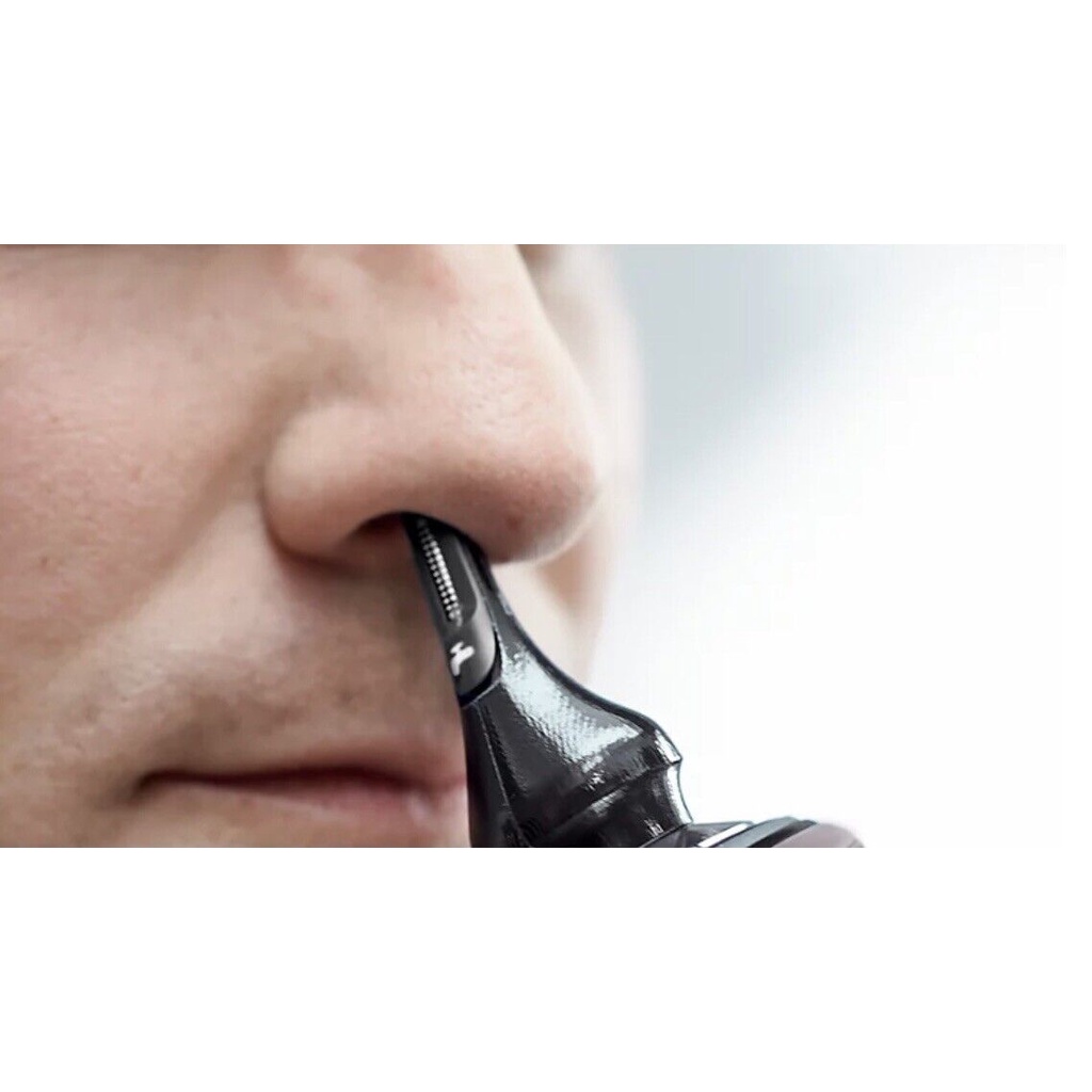 Máy cạo râu, máy tỉa lông mũi đa năng PHILIPS Norelco 3 in 1 Click & Style S740/80 - Nhập khẩu