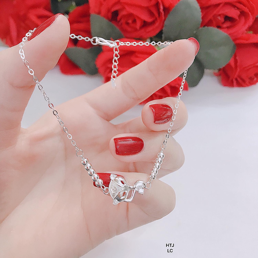 Lắc chân hồ ly bạc ta ♥️ Freeship ♥️ lắc mềm mại,xinh xắn