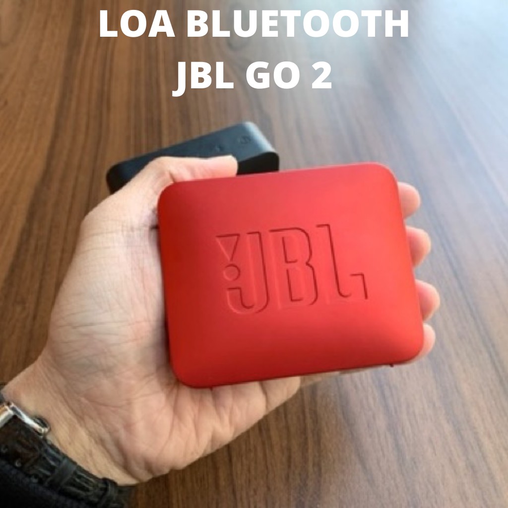 Loa Bluetooth JBL Go 2 - 3.1W, FULLBOX NEW 100%, Chống nước tiêu chuẩn IPX7