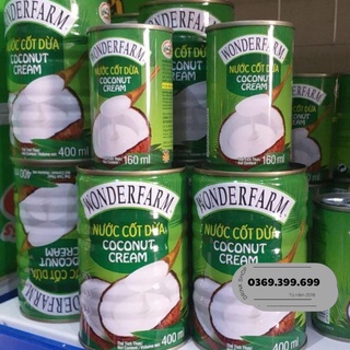 Nước cốt dừa Wonderfarm 400ml