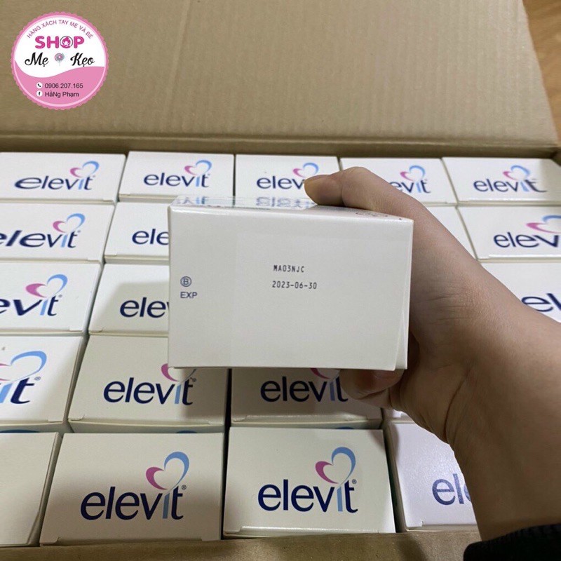 {Date 2/2024 + Tem Chemist} Elevit Sau Sinh🚛Freeship🚛Elevit Bú BREASTFEEDING Loại 60v - Nội Địa Úc