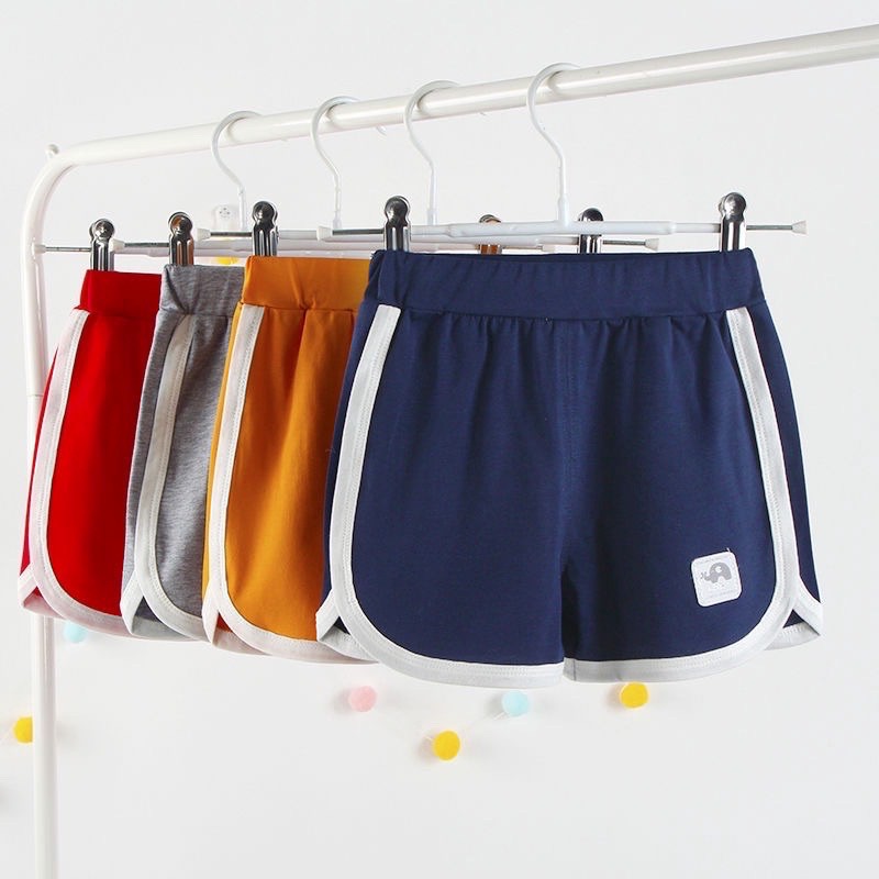 Quần đùi cotton cho bé trai bé gái, quần short đi biển vải cotton thời trang nhiều mầu cho bé (NM-001)