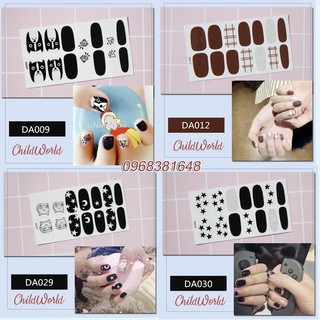 Sticker Dán Móng Tay không thấm nước siêu xinh Bảng 5