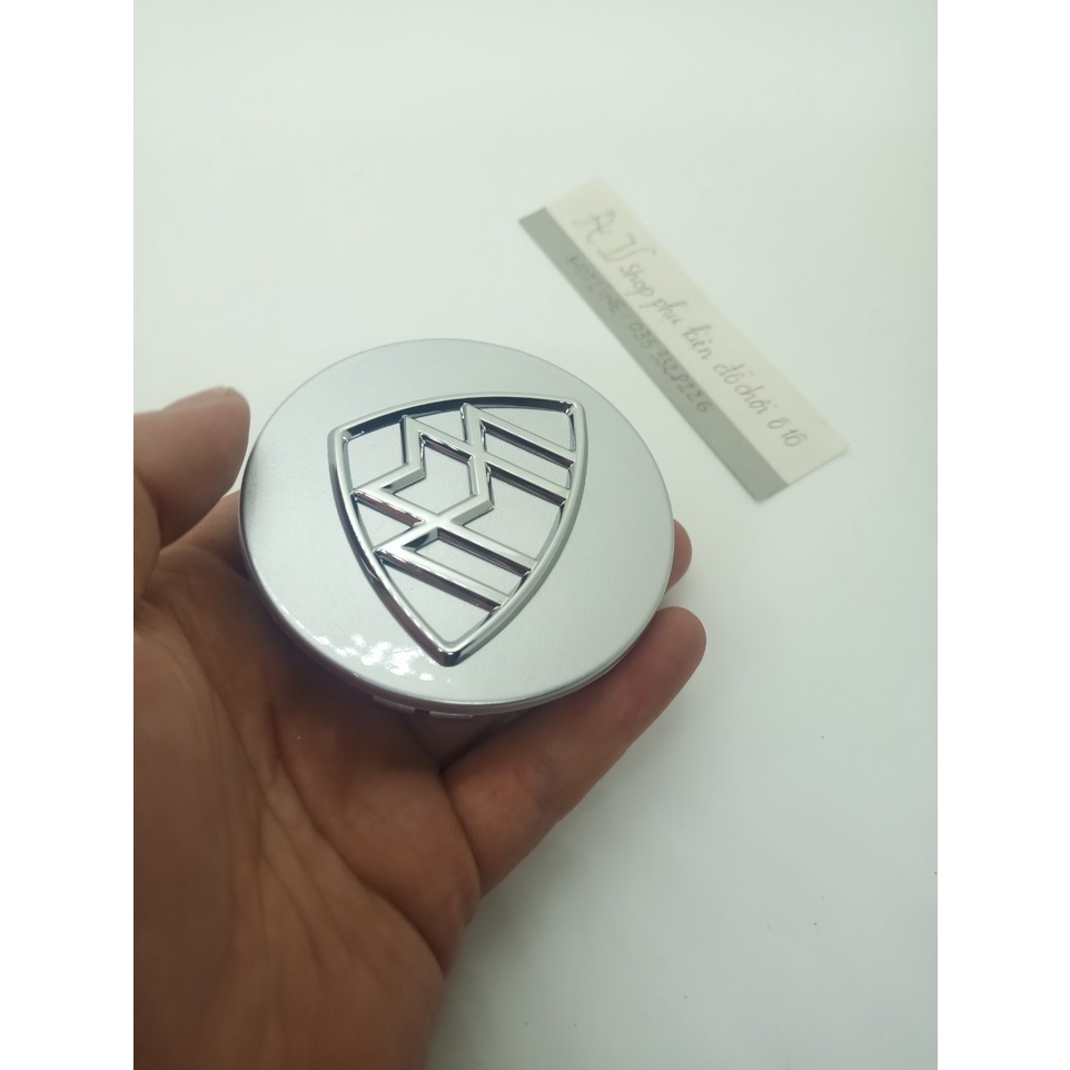 1 chiếc Logo chụp mâm, ốp lazang bánh xe ô tô Maybach đường kính 75mm