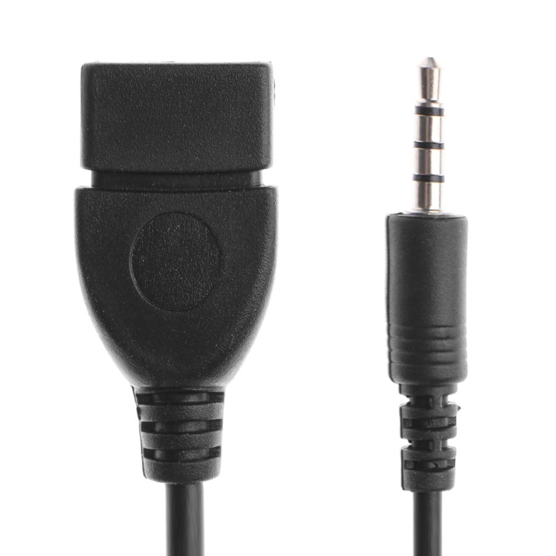 Cáp Chuyển Đổi Âm Thanh Giắc Cắm 3.5mm Sang Đầu Cắm Usb 2.0 Chất Lượng Cao
