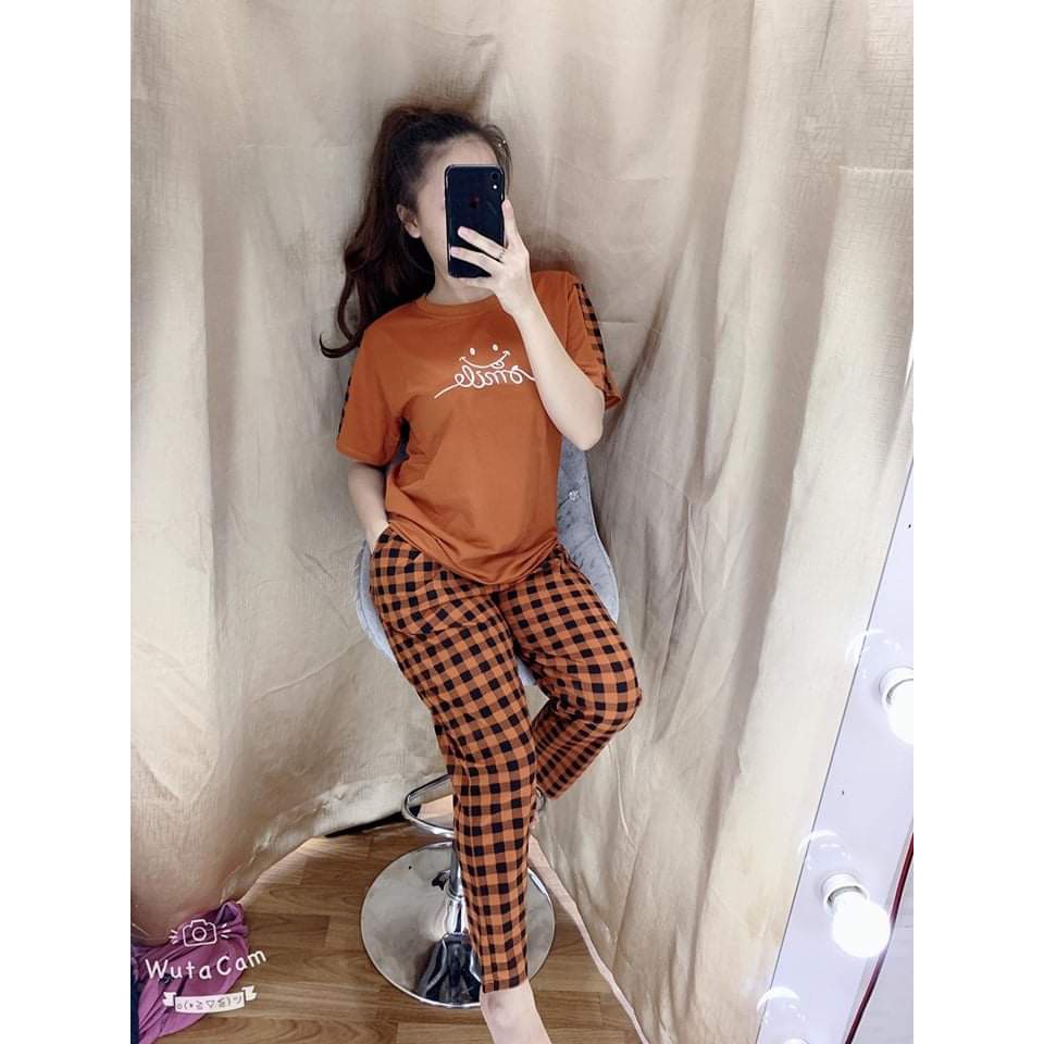 [ Mã FAMAYWA2 giảm 10K đơn 50K] SET BỘ THUN SMILE THỜI TRANG NỮ 3 SIZE 42-62KG TÙY CHIỀU CAO | BigBuy360 - bigbuy360.vn